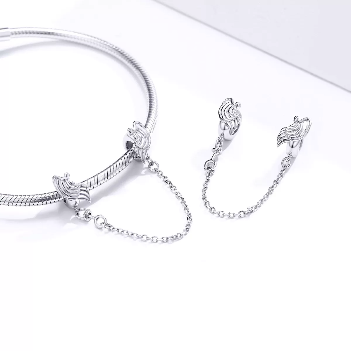 Corrente de Segurança Asas de Anjo estilo Pandora - BSC241