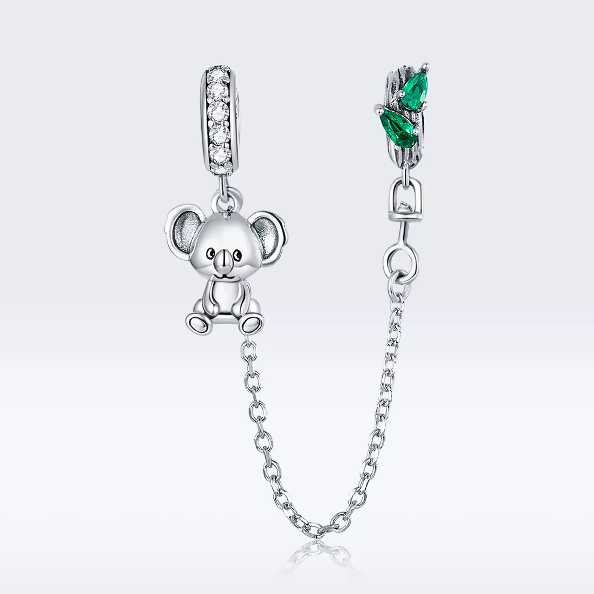 Corrente de Segurança Coala Fofo estilo Pandora - SCC1523