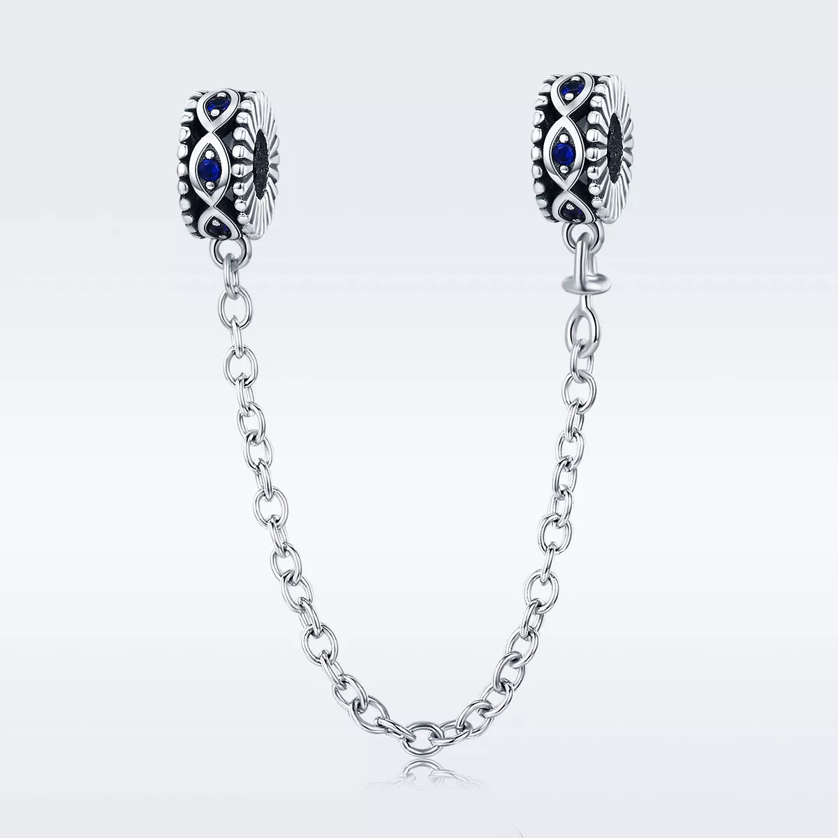 Corrente de Segurança Olho do diabo estilo Pandora - SCC617