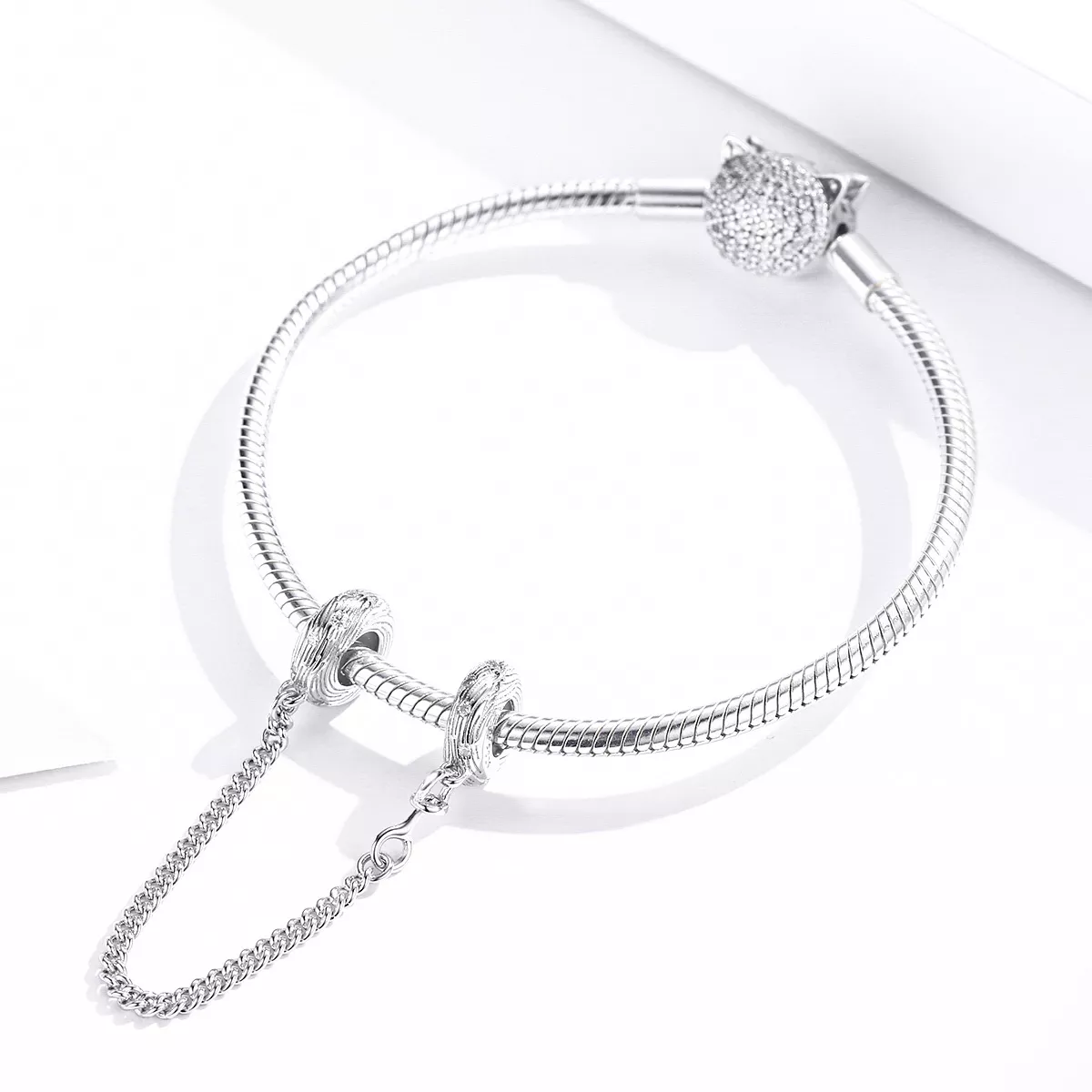 Corrente de Segurança Onda de água estilo Pandora - SCC1577