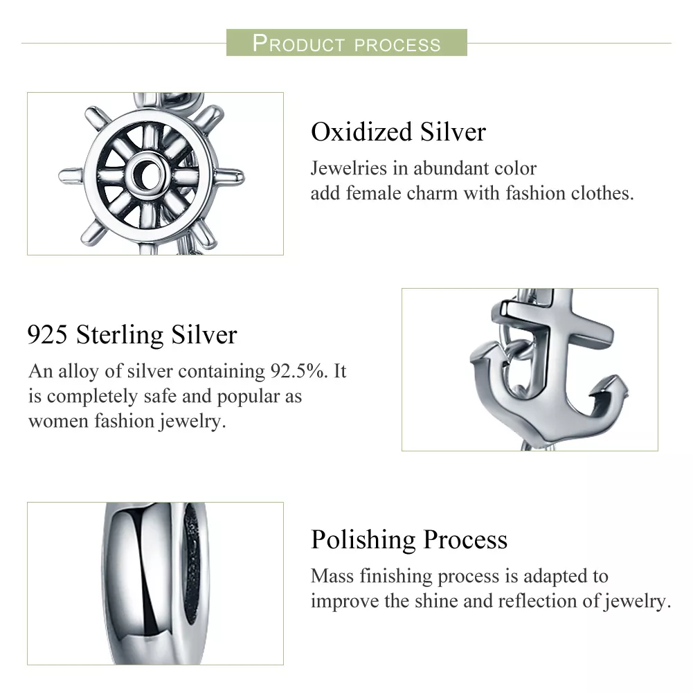 Corrente de Segurança Viagem estilo Pandora - SCC604