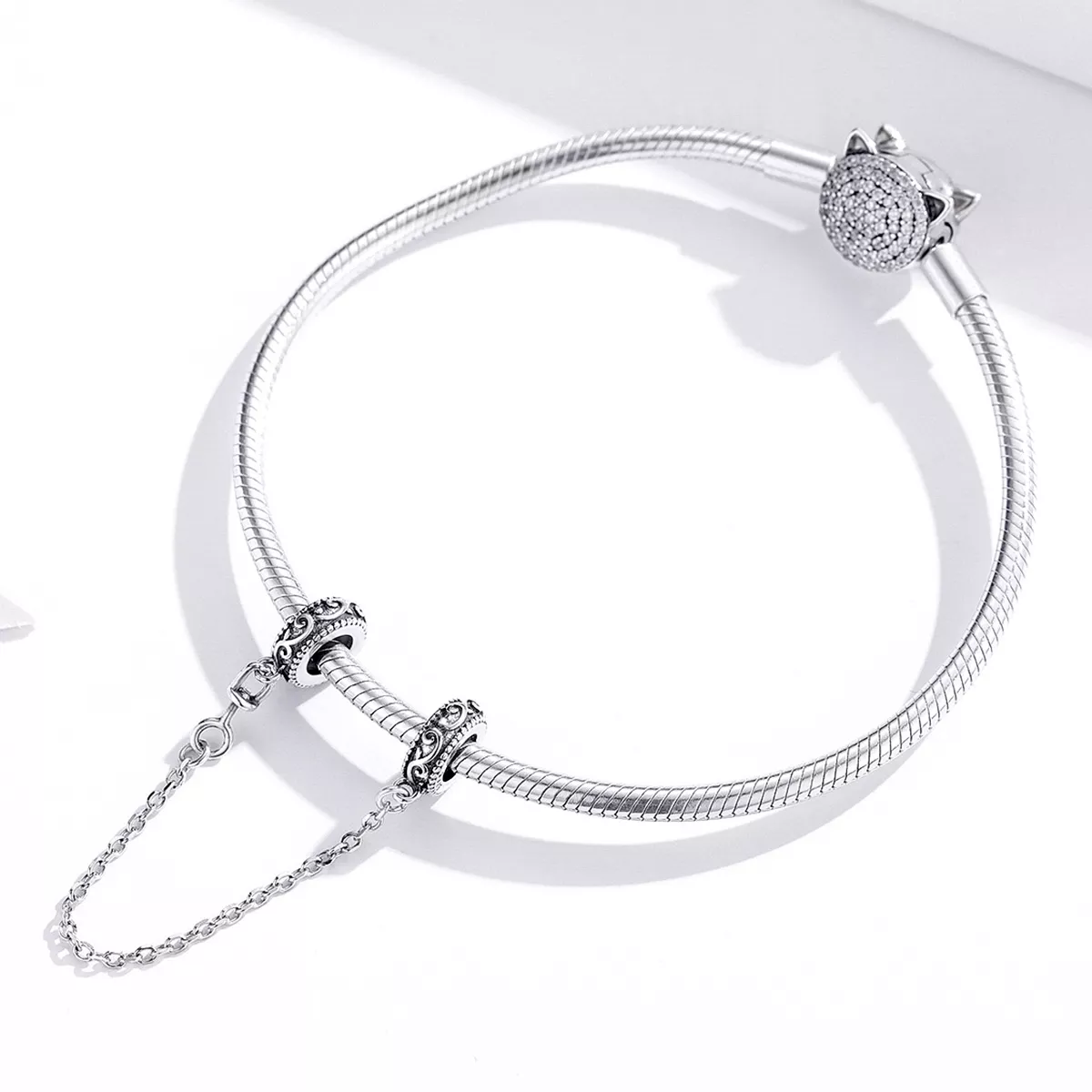 Corrente de Segurança Videira clássica estilo Pandora - SCC1546