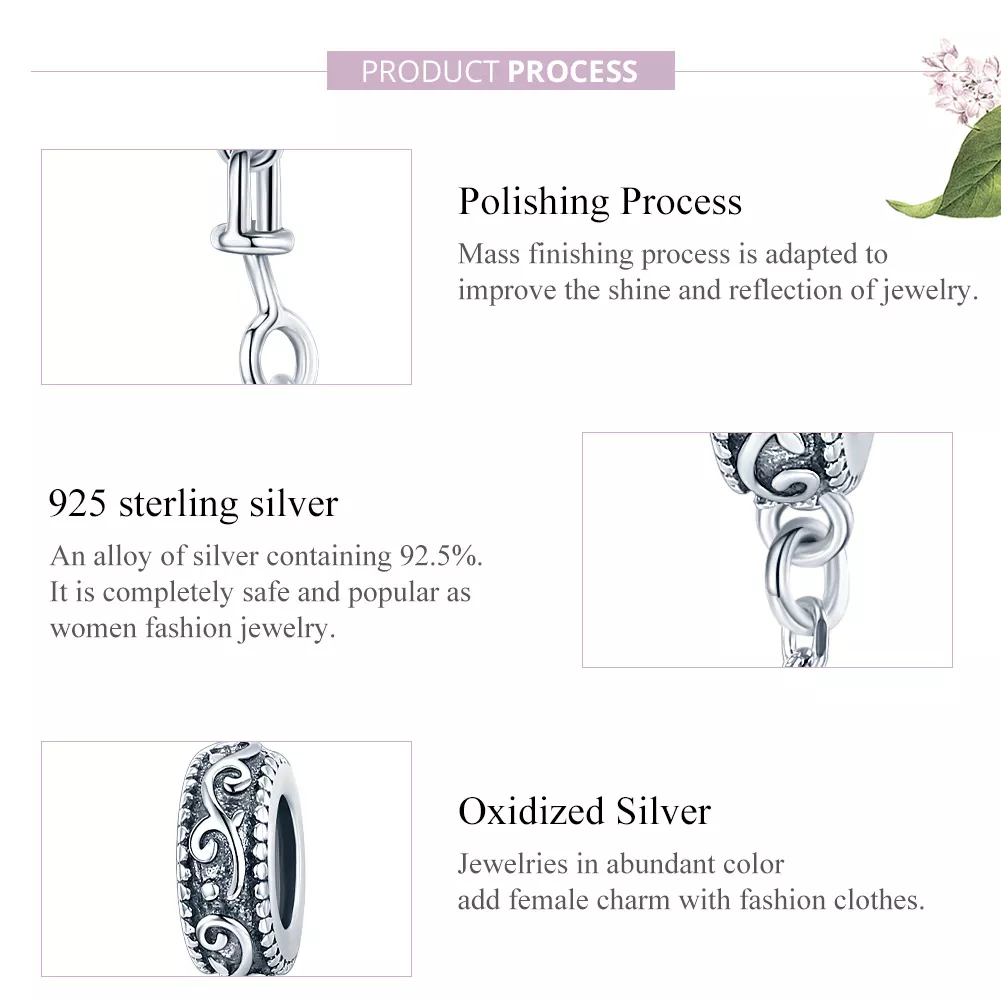 Corrente de Segurança Videira clássica estilo Pandora - SCC1546