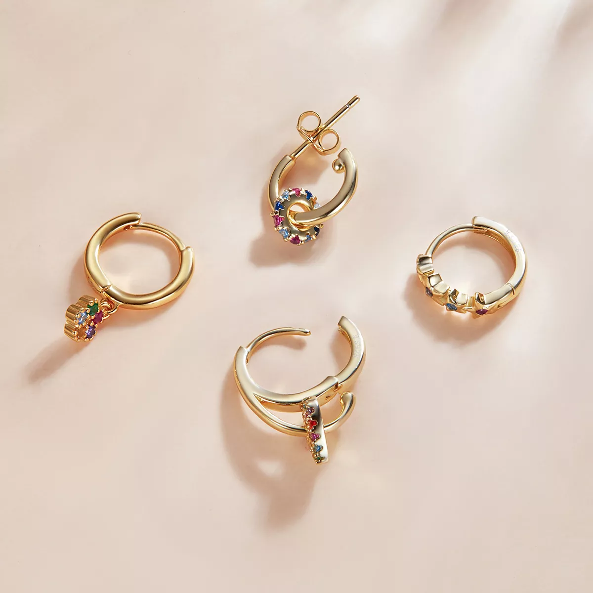 Conjunto de joias Dois tons Espanha misteriosa estilo Pandora - SET014