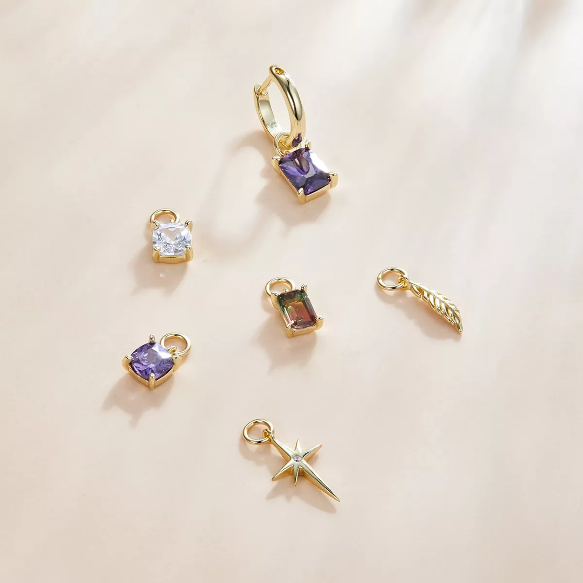 Conjunto de joias Dois tons Livre para combinar estilo Pandora - SET017