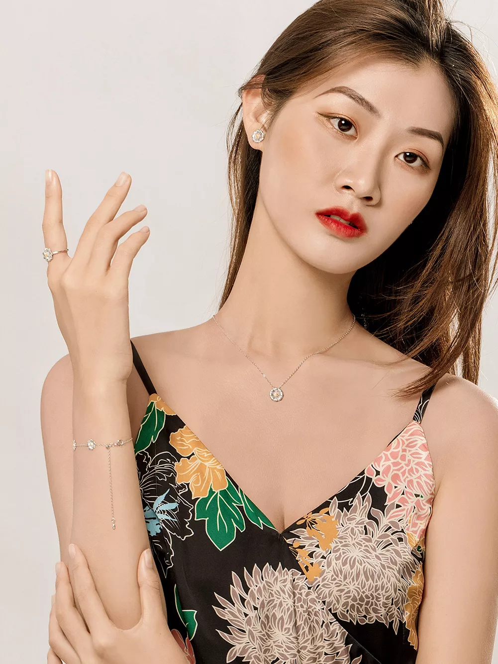 Conjunto de joias Margarida estilo Pandora - SET001