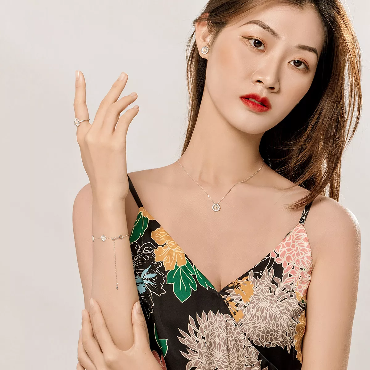 Conjunto de joias Margarida estilo Pandora - SET001