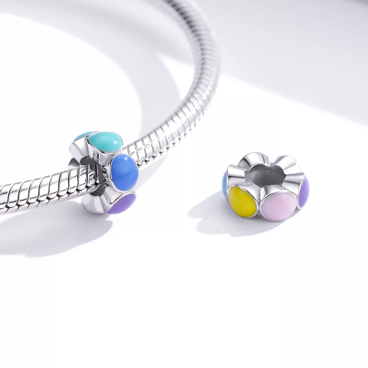 Separador Bolha de arco-íris estilo Pandora - SCC1555