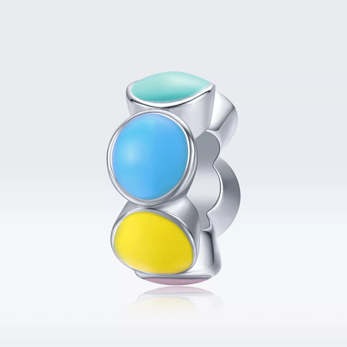 Separador Bolha de arco-íris estilo Pandora - SCC1555