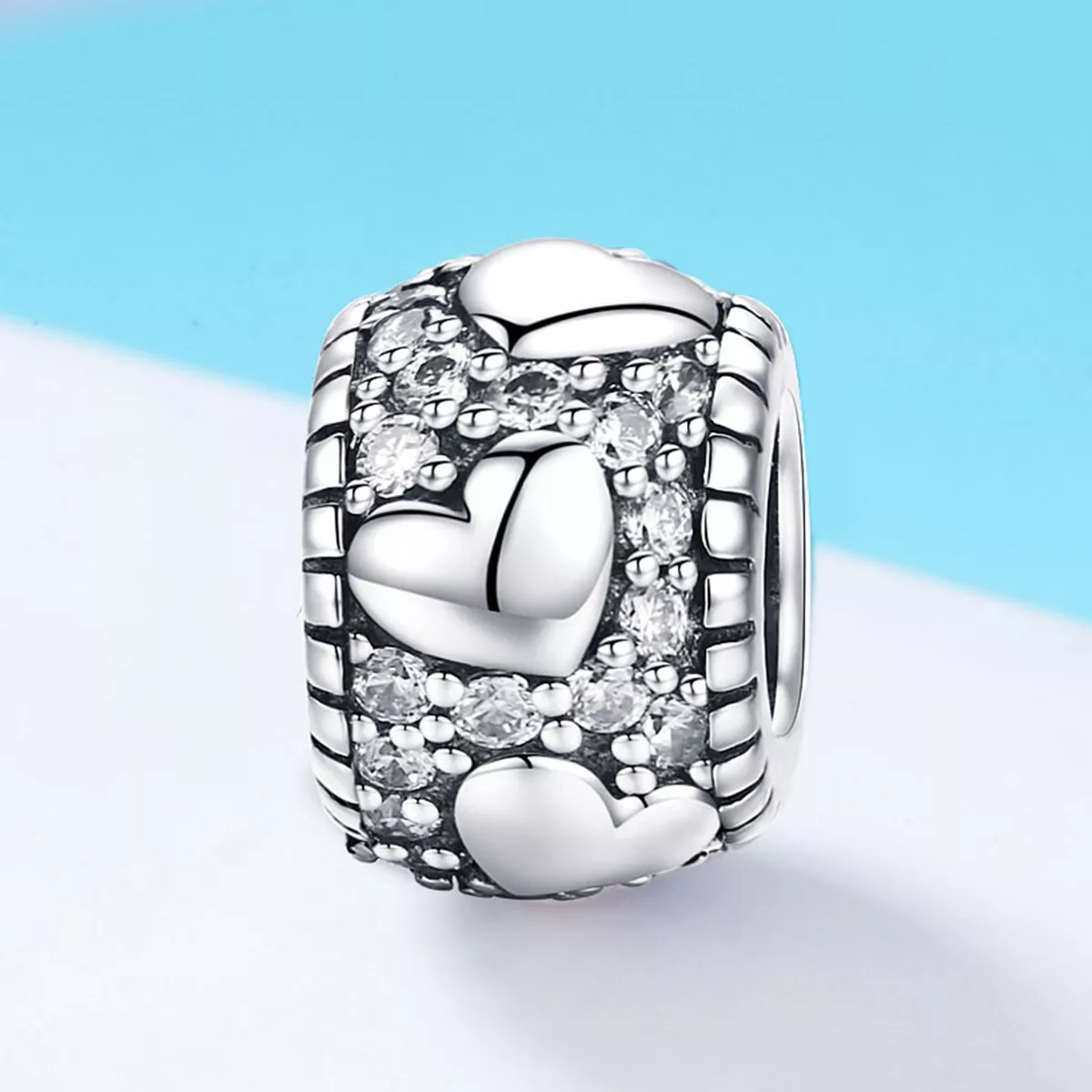 Separador Brilhar no meu coração estilo Pandora - SCC798