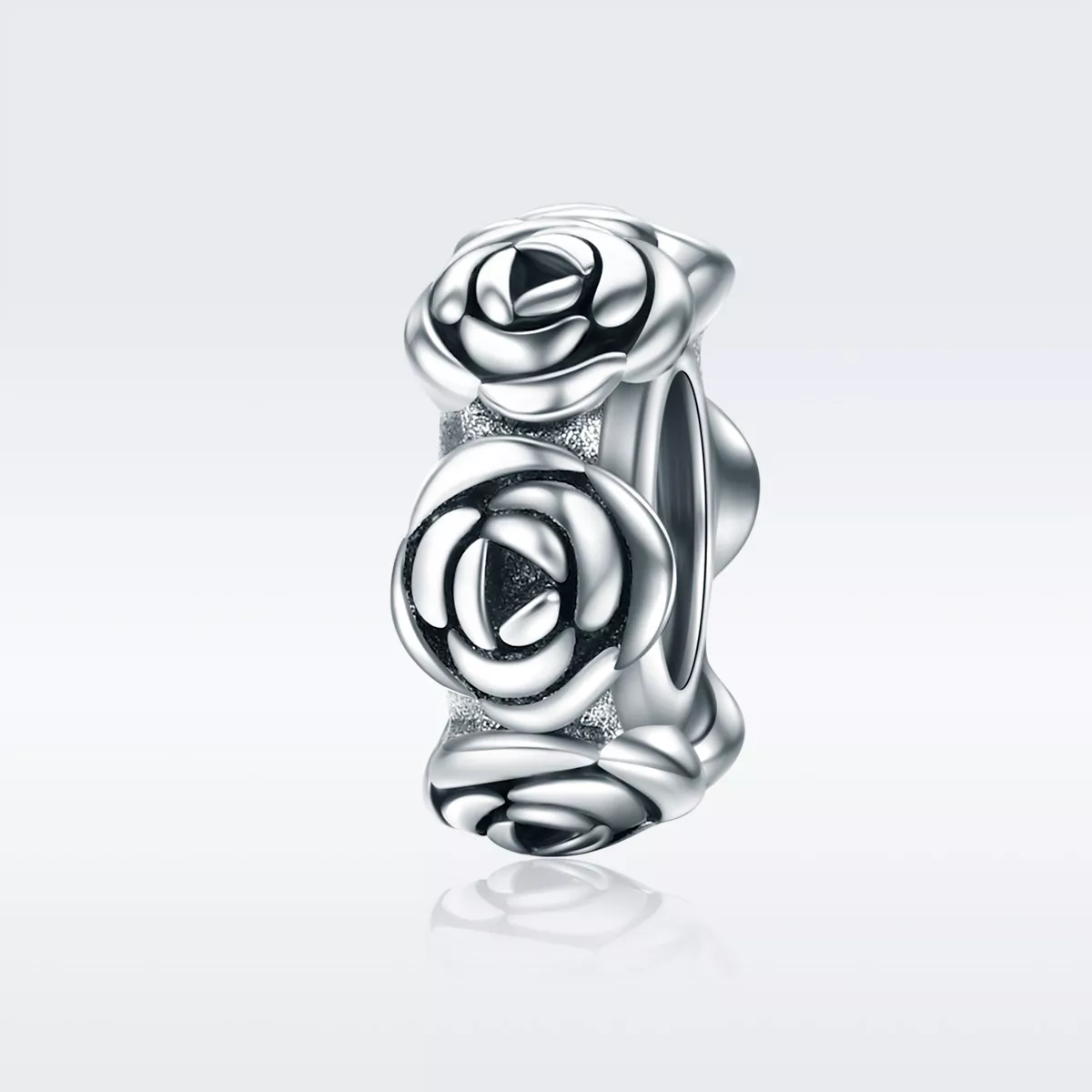 Separador Coroa de Rosa estilo Pandora - SCC596