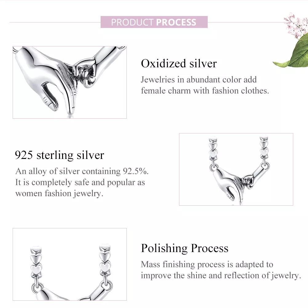 Separador De mãos dadas estilo Pandora - SCC1700