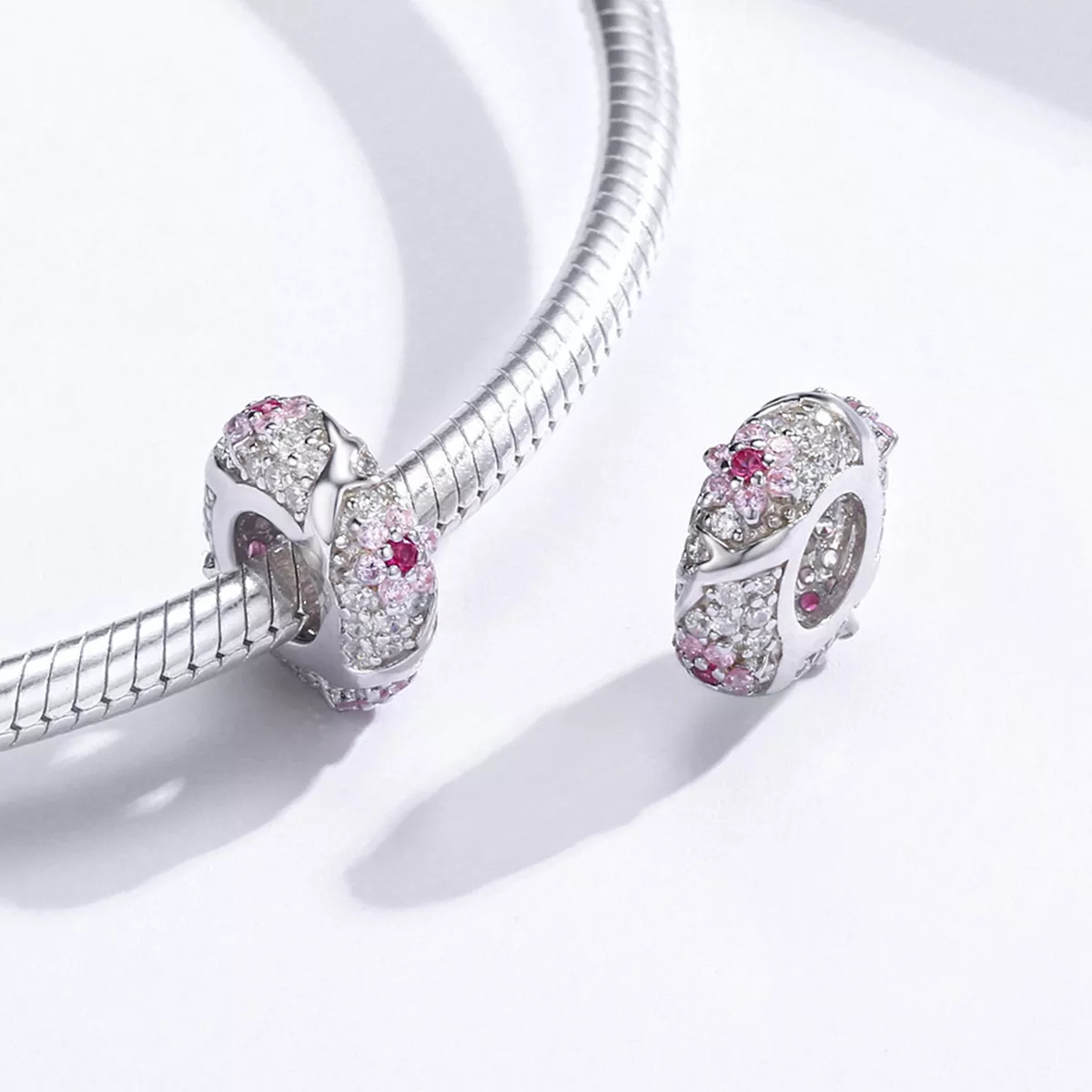 Separador Flor de ameixa estilo Pandora - BSC152