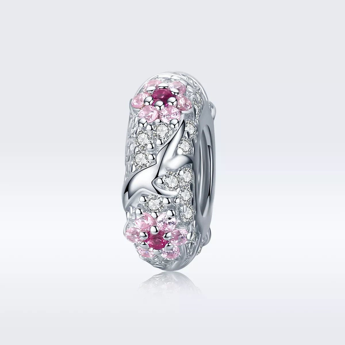 Separador Flor de ameixa estilo Pandora - BSC152