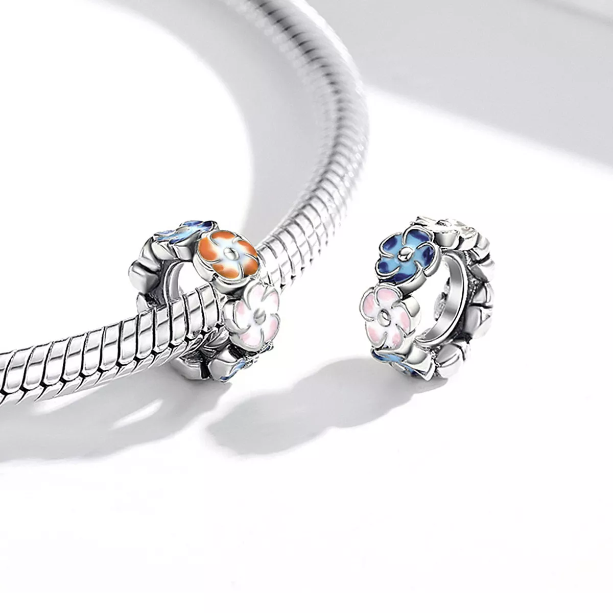 Separador Hortênsia Colorida estilo Pandora - SCC1703