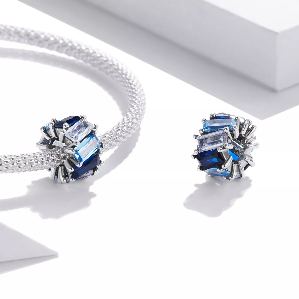 Separador Quadrado Azul estilo Pandora - SCC1806