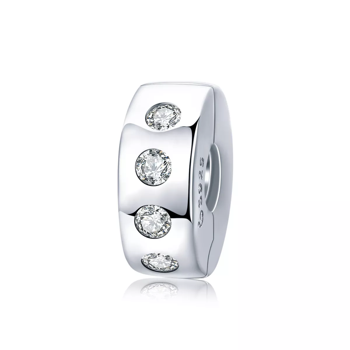 Separador zircônia cúbica estilo Pandora - BSC165