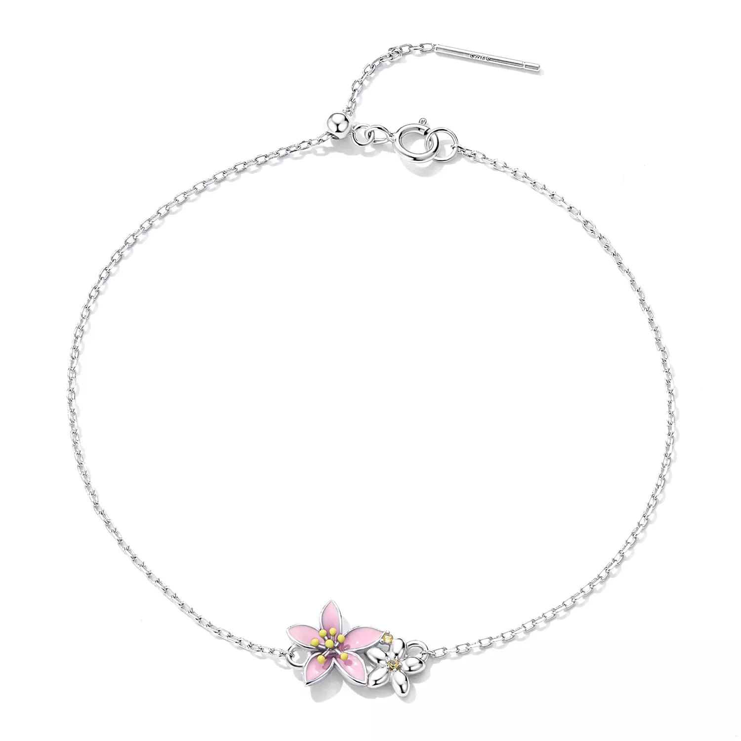 Pandora Style Beautiful Sakura Bracelet - SCB232