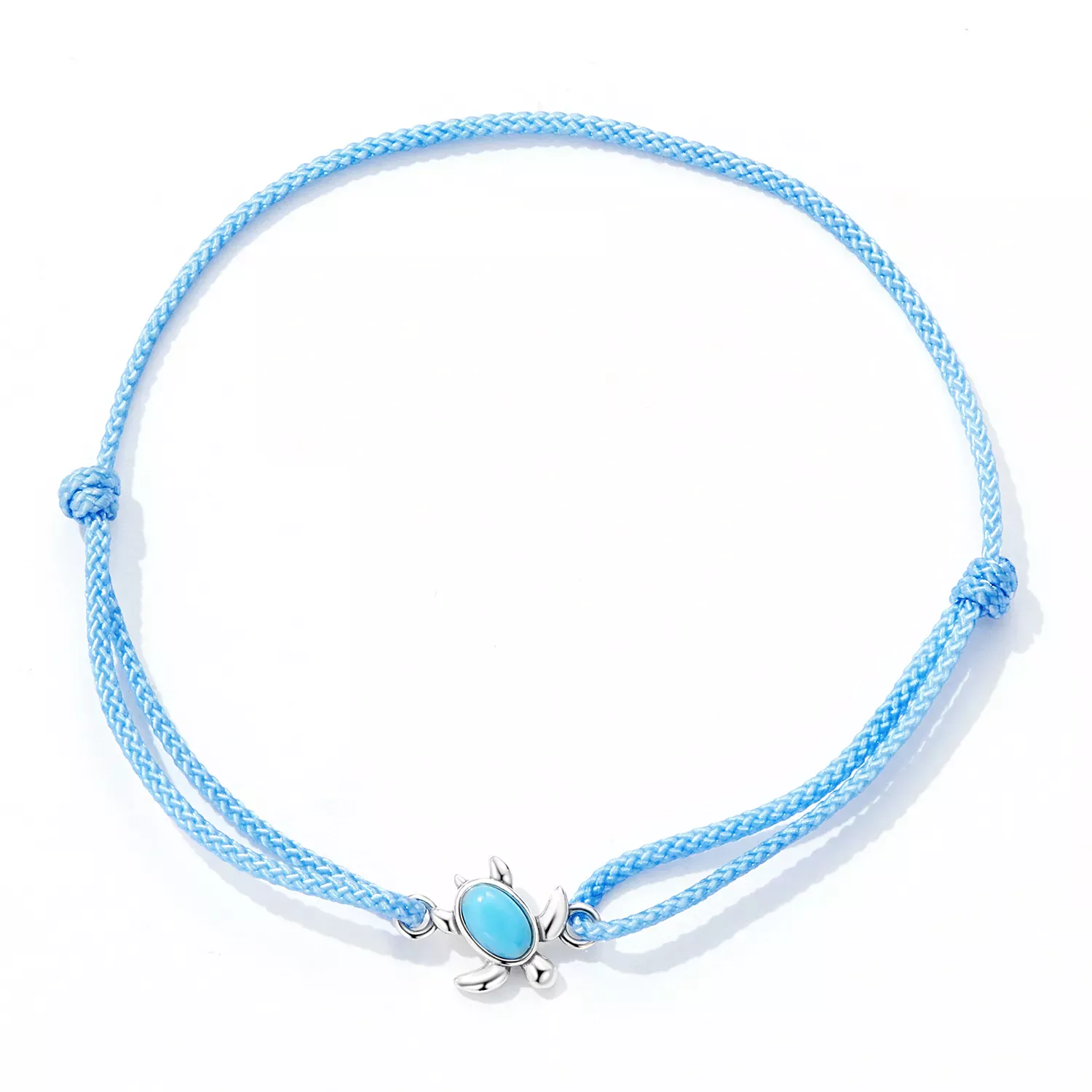 Pandora Style Blue Turtle Bracelet - SCB231