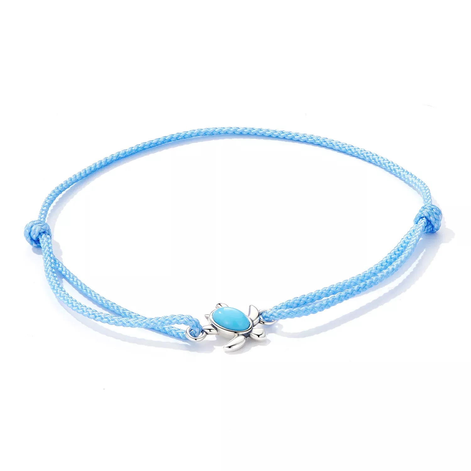 Pandora Style Blue Turtle Bracelet - SCB231