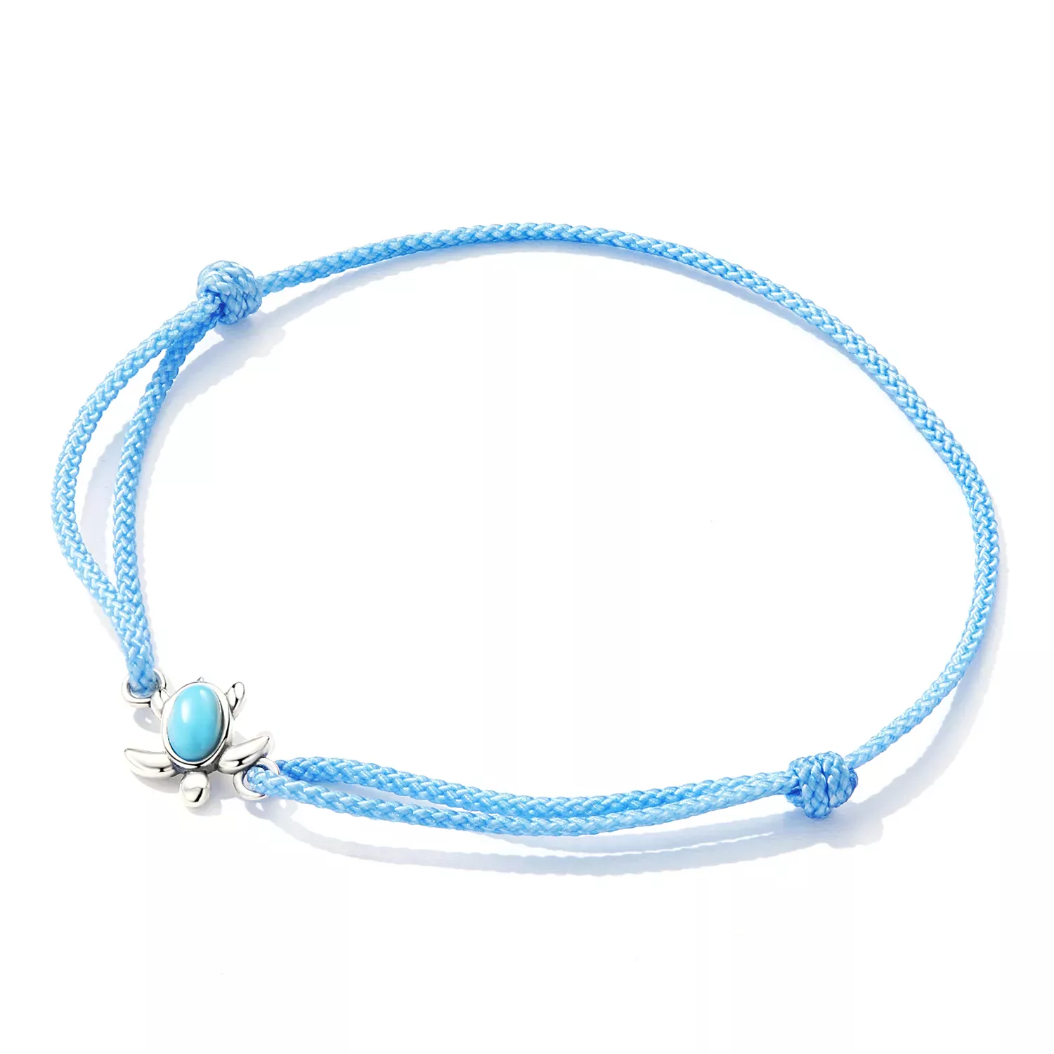 Pandora Style Blue Turtle Bracelet - SCB231