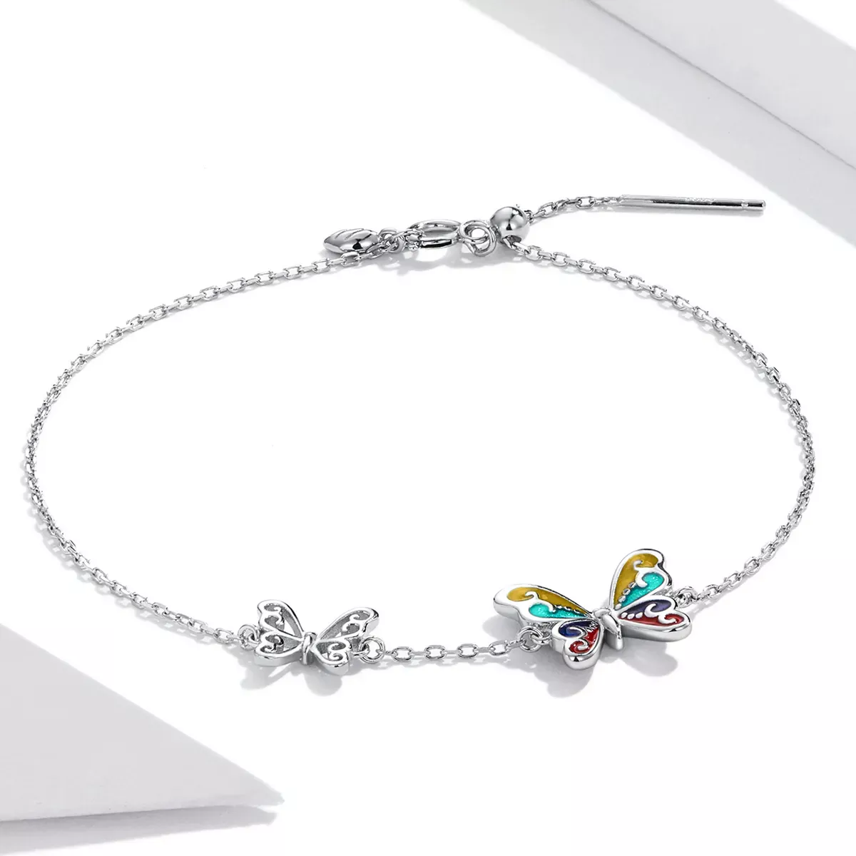Pandora Style Brilliant Butterfly Bracelet - SCB228