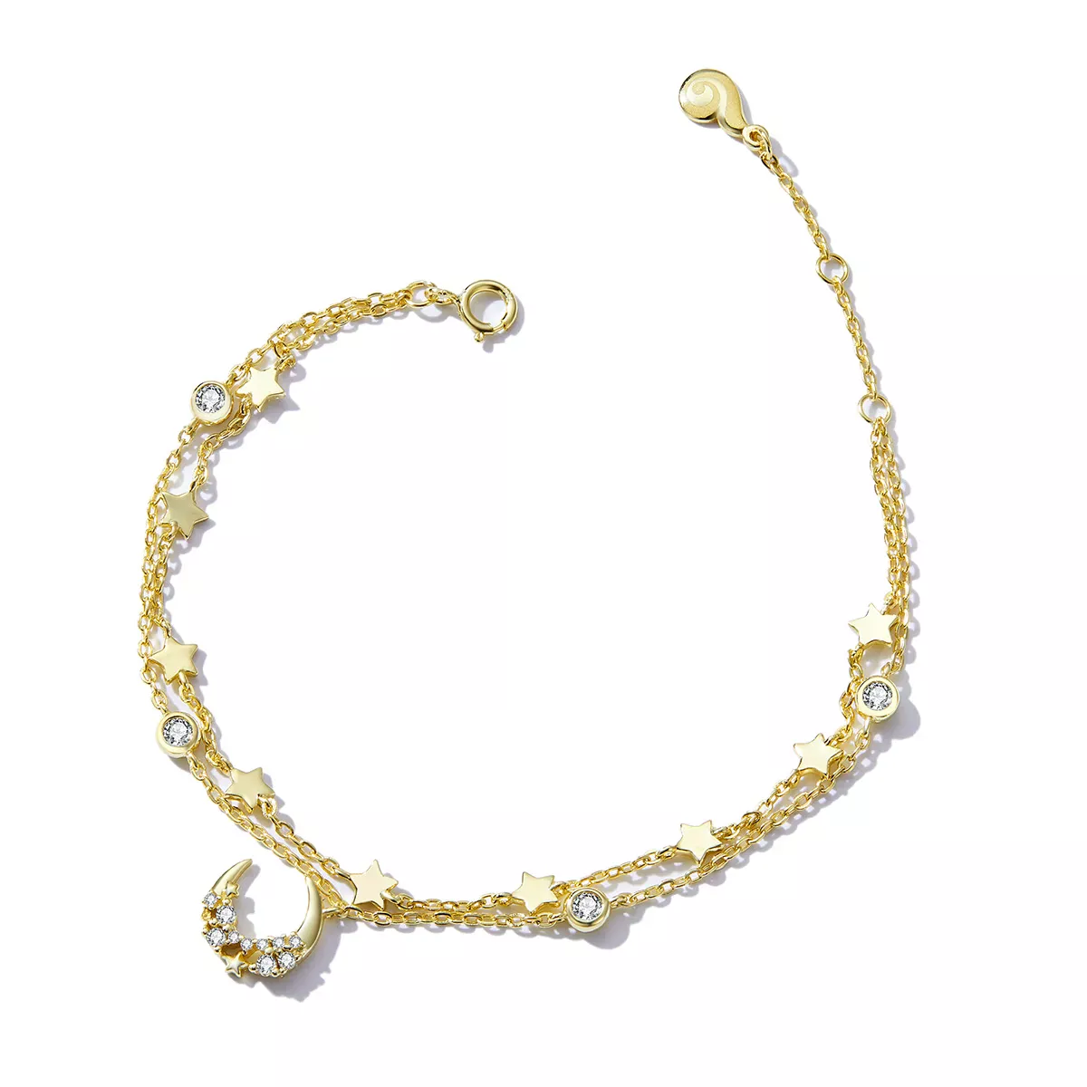 Pandora Style Moon Phase Printing Bracelet - BSB065