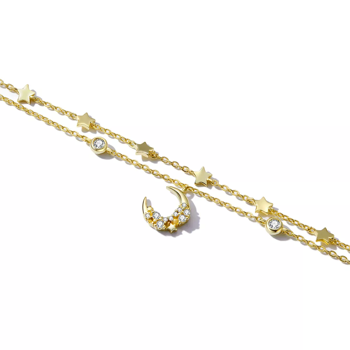 Pandora Style Moon Phase Printing Bracelet - BSB065