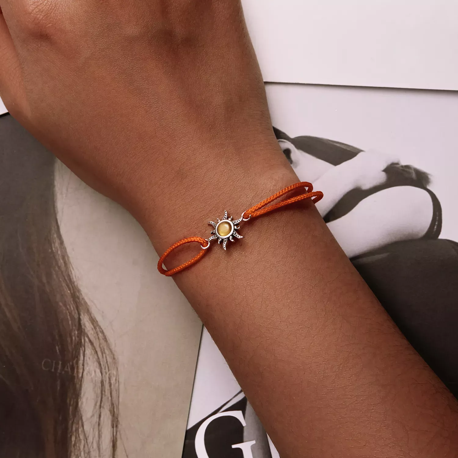 Pandora Style Orange Sun Bracelet - SCB230