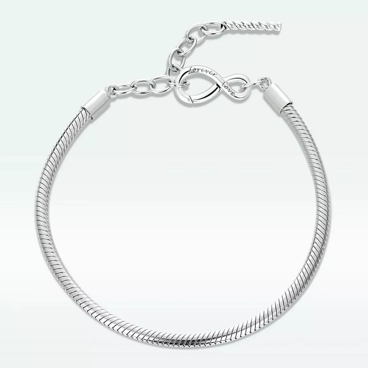 Pandora Style Simple and Infinite Bracelet - BSB085 Pandora Style Simple and Infinite Bracelet - BSB085
