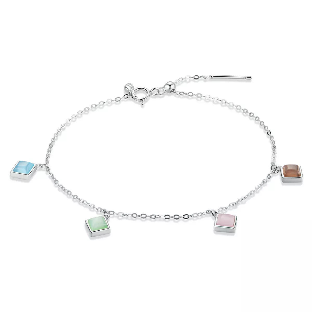 Pandora Style Simple Geometry Bracelet - SCB224