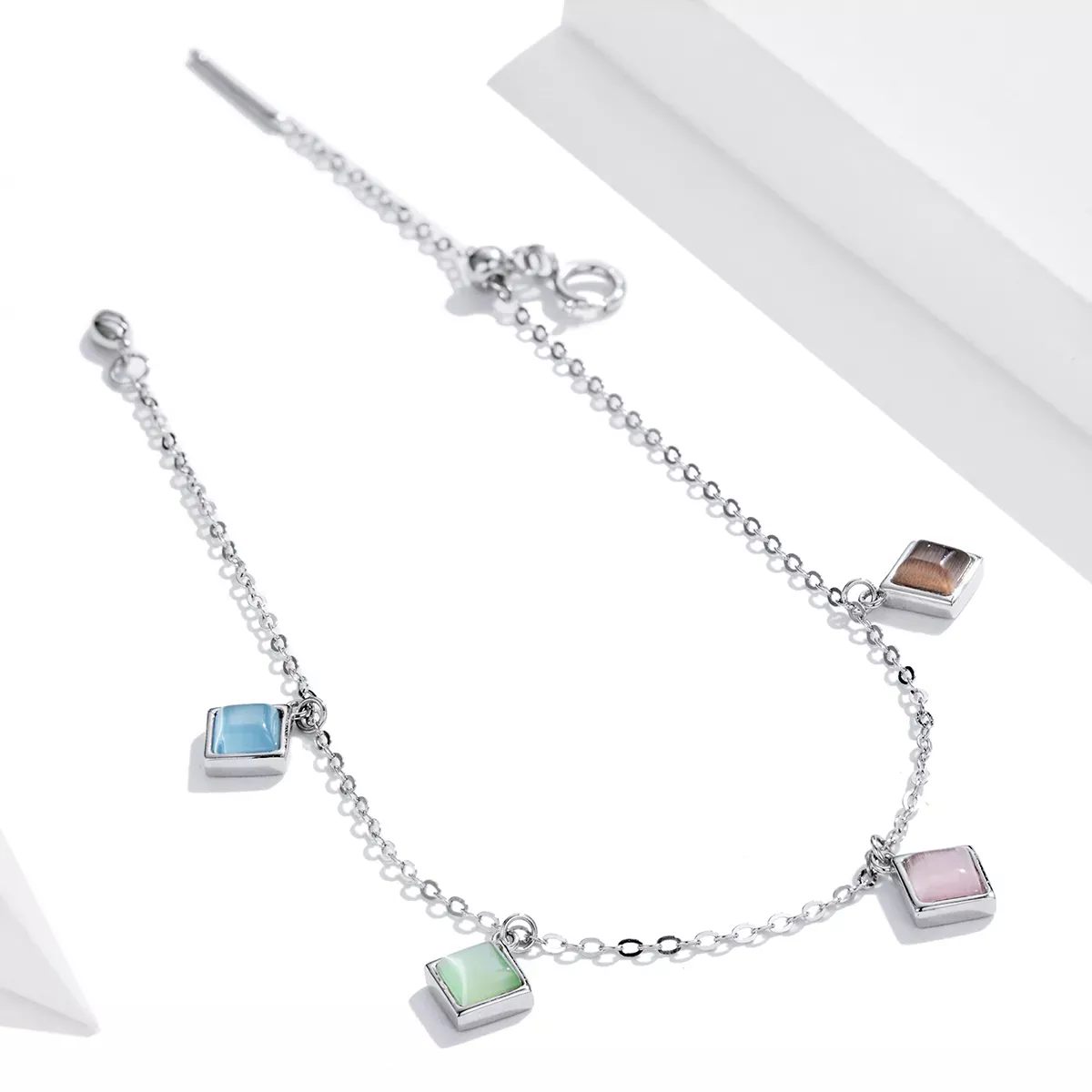 Pandora Style Simple Geometry Bracelet - SCB224