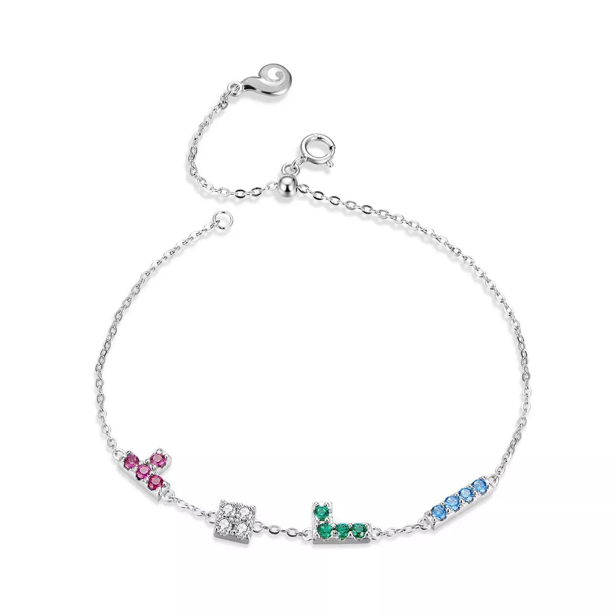 Pandora Style Tetris Bracelet - BSB040
