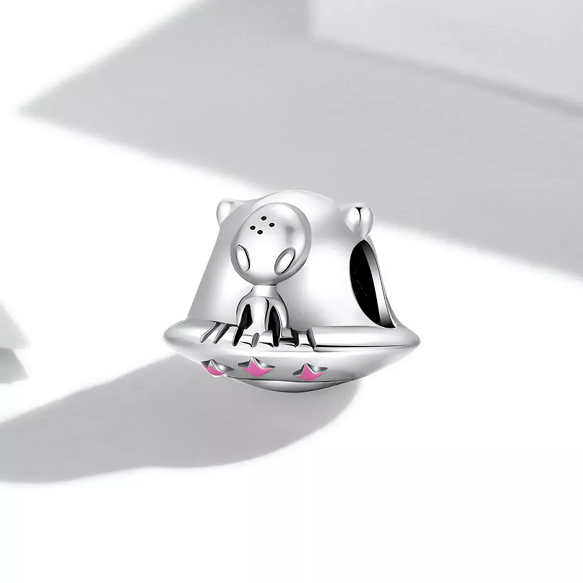 Pandora Style Alien Flying Saucer Charm - SCC2060