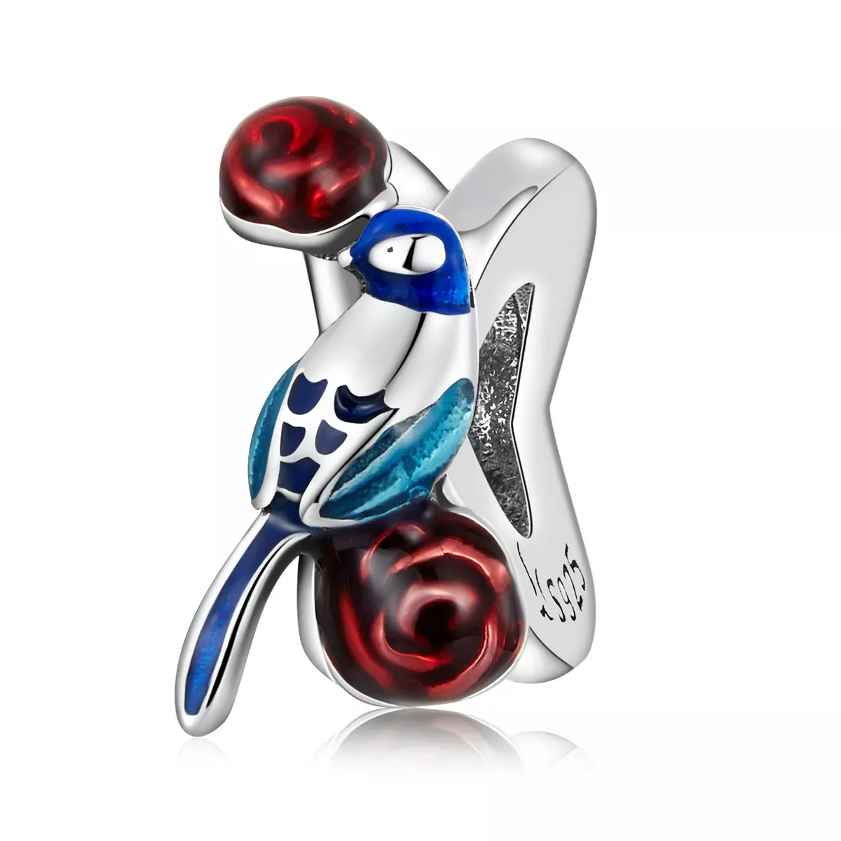 Pandora Style Birds and Flowers - Awakening of Insects Charm - SCC2192