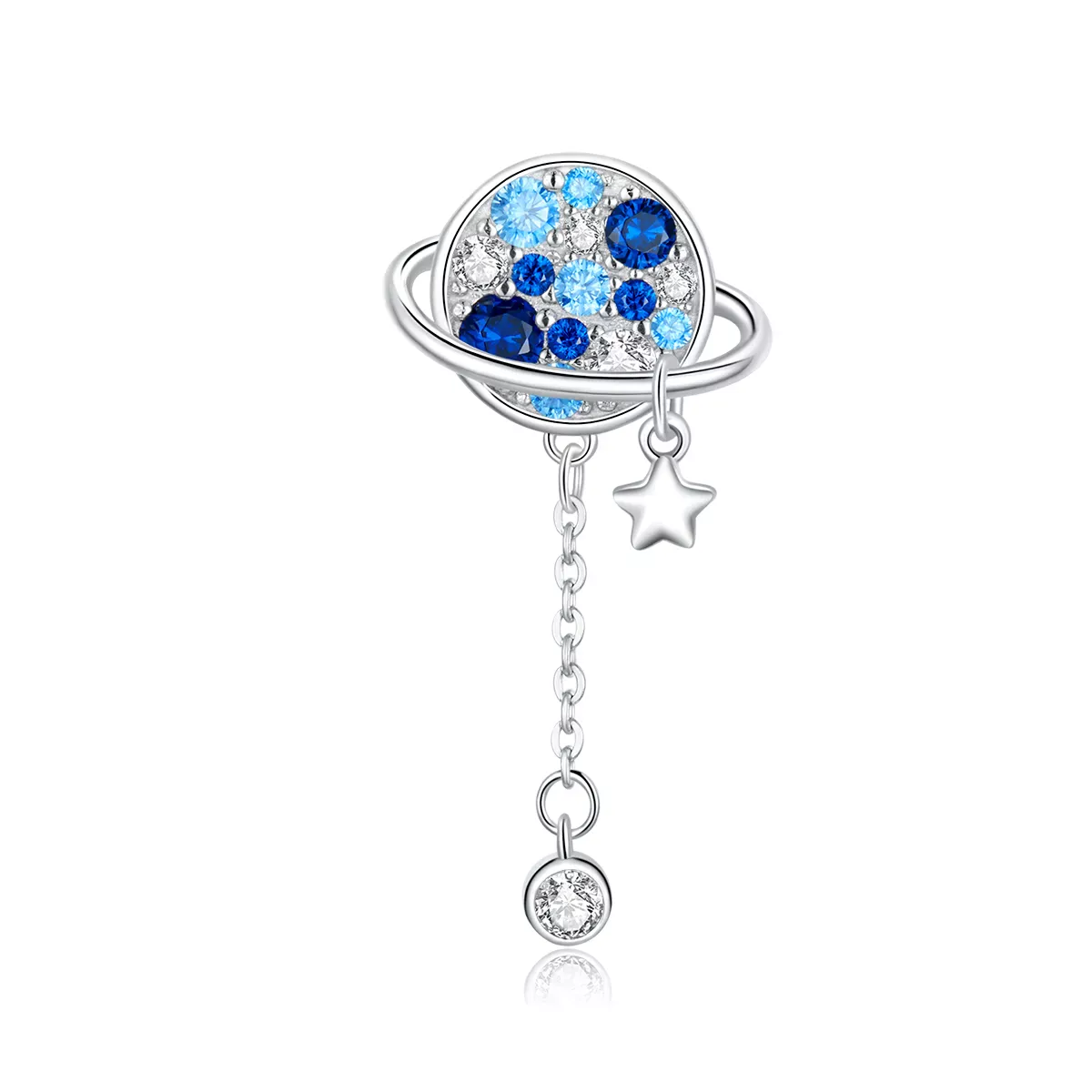 Pandora Style Blue Planet Charm - BSC365 Pandora Style Blue Planet Charm - BSC365
