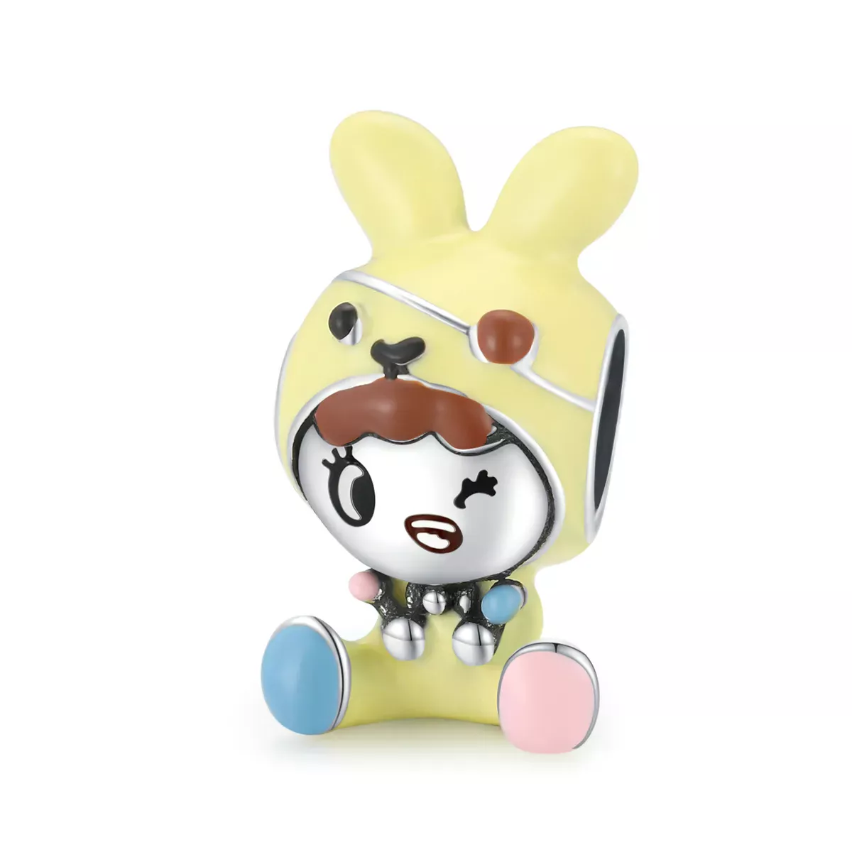Pandora Style Bunny Doll Charm - SCC1940