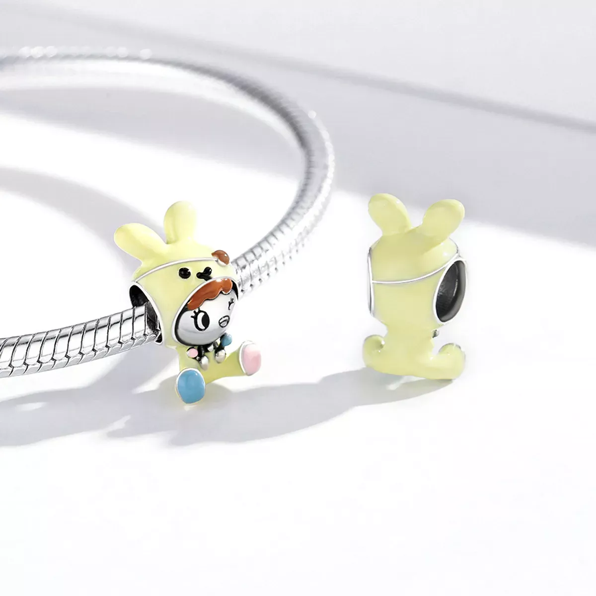 Pandora Style Bunny Doll Charm - SCC1940