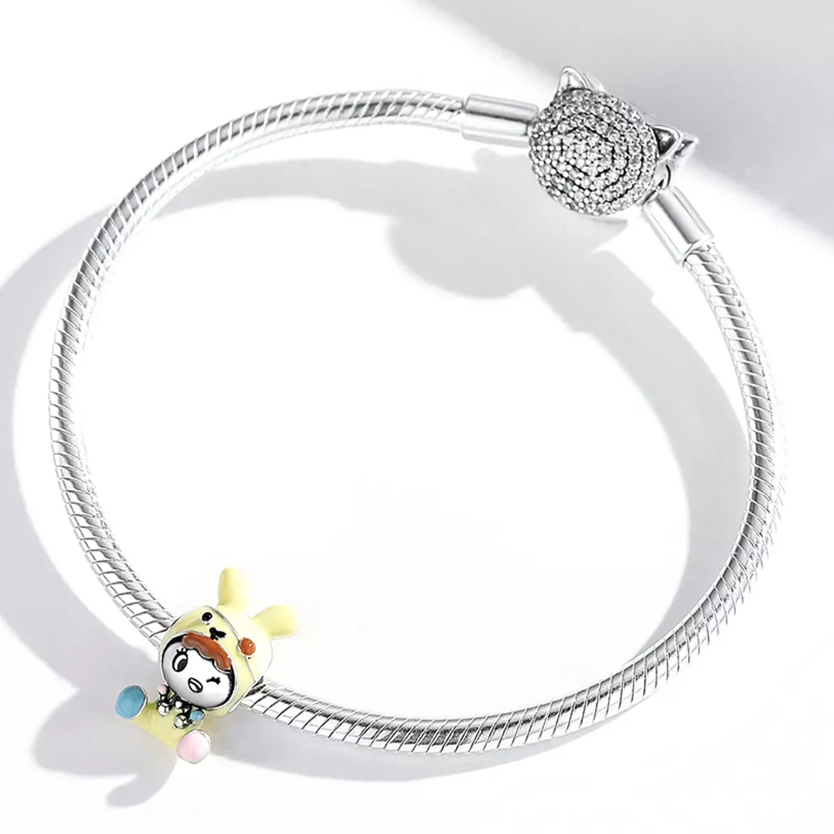 Pandora Style Bunny Doll Charm - SCC1940
