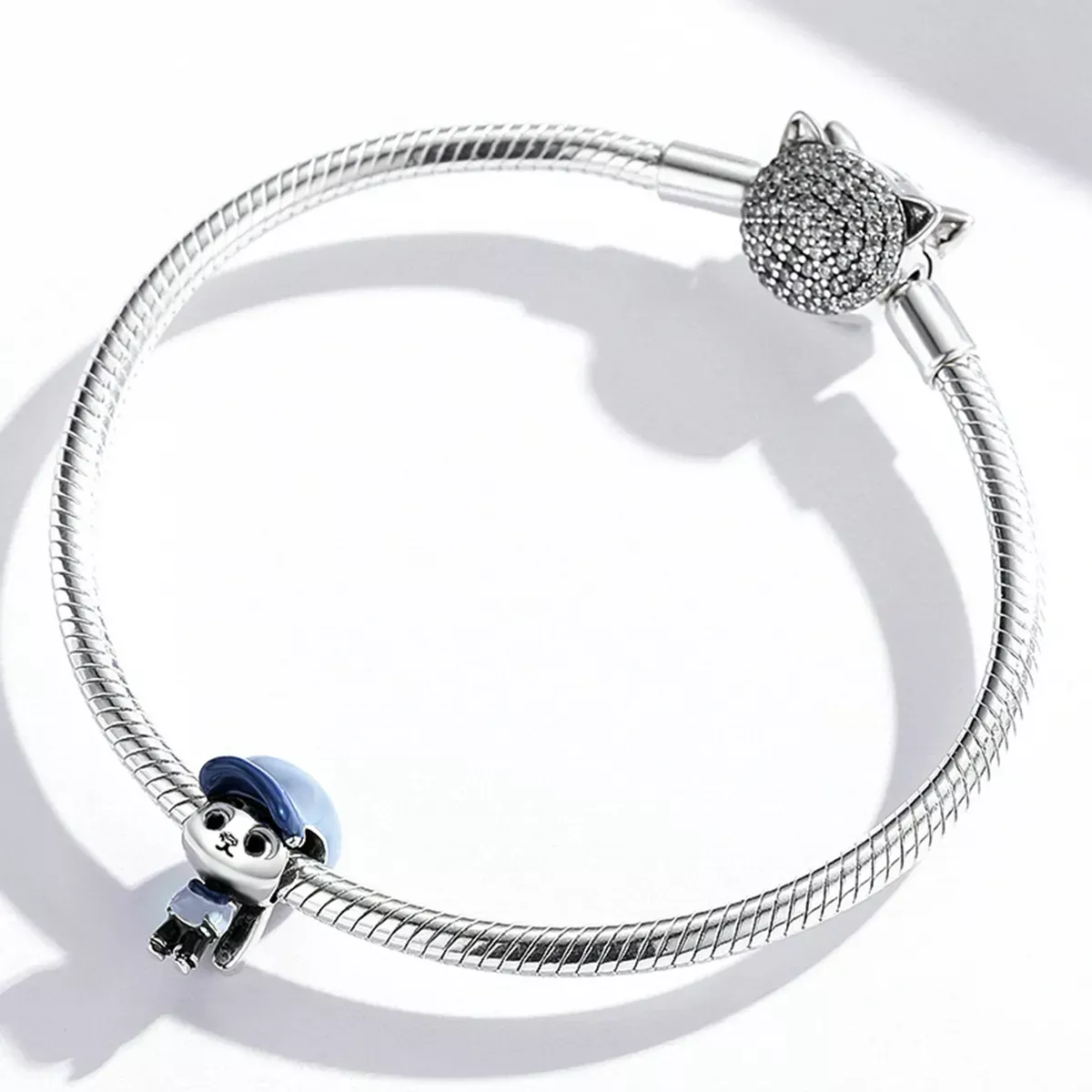 Pandora Style Bunny Officer Charm - SCC1960