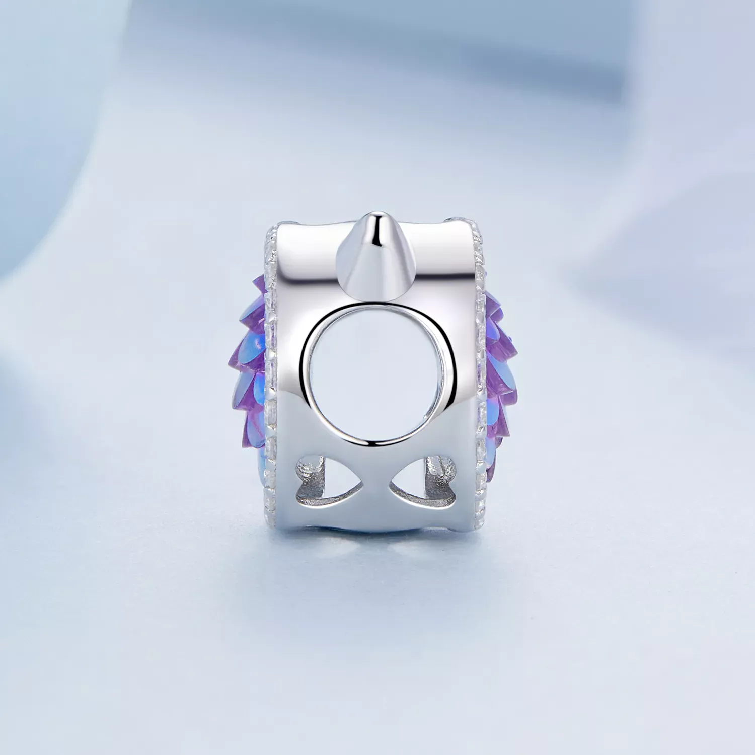 Pandora Style Cat Head Fish Scale Charm - BSC703