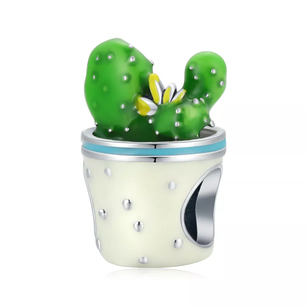 Pandora Style Cactus Pot Charm - SCC2019 Pandora Style Cactus Pot Charm - SCC2019