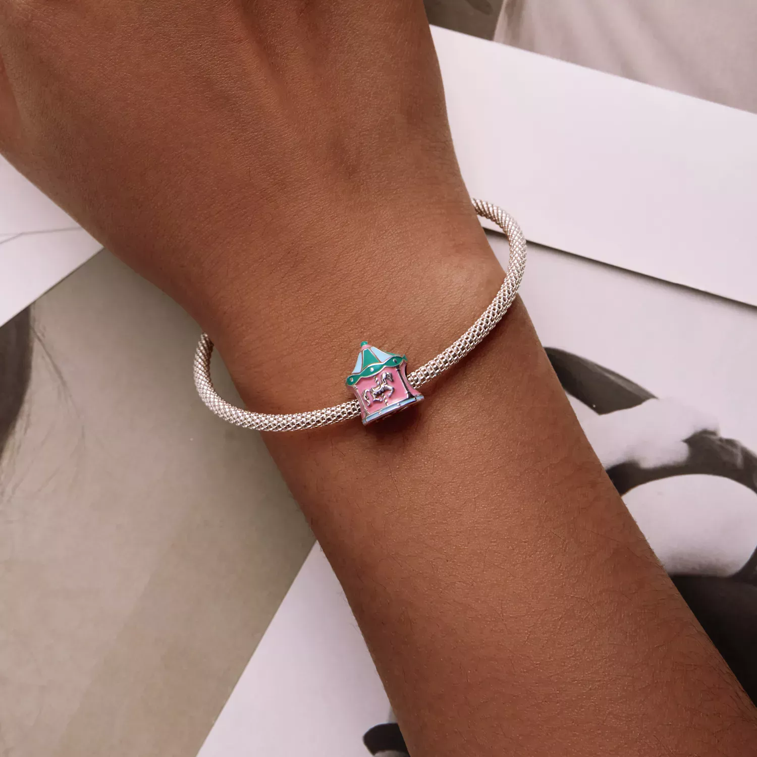 Pandora Style Carousel Charm - SCC2233