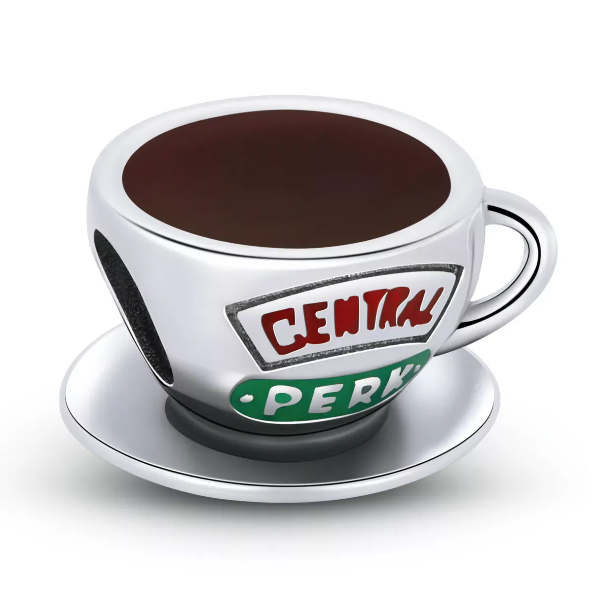 Pandora Style Coffee Cup Charm - SCC2164 Pandora Style Coffee Cup Charm - SCC2164