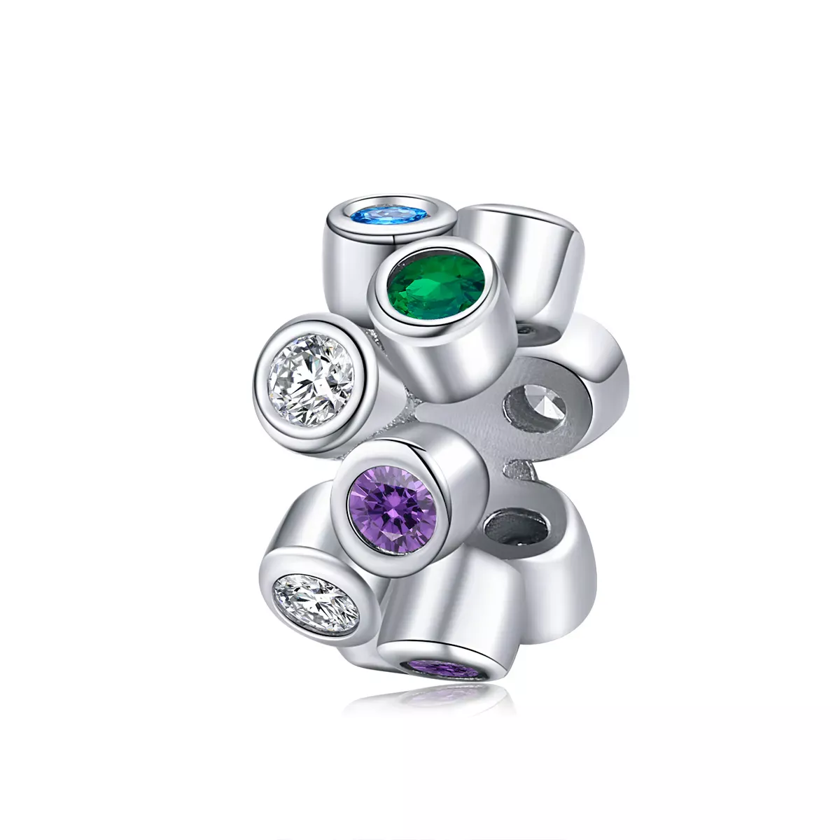 Pandora Style Color Romance Charm - BSC184 Pandora Style Color Romance Charm - BSC184