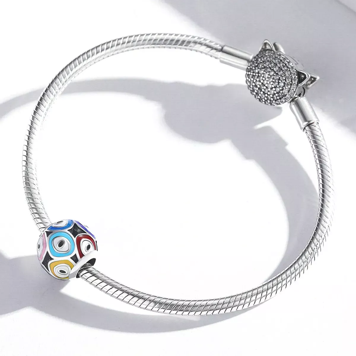 Pandora Style Colorful Devil Eye Charm - BSC585