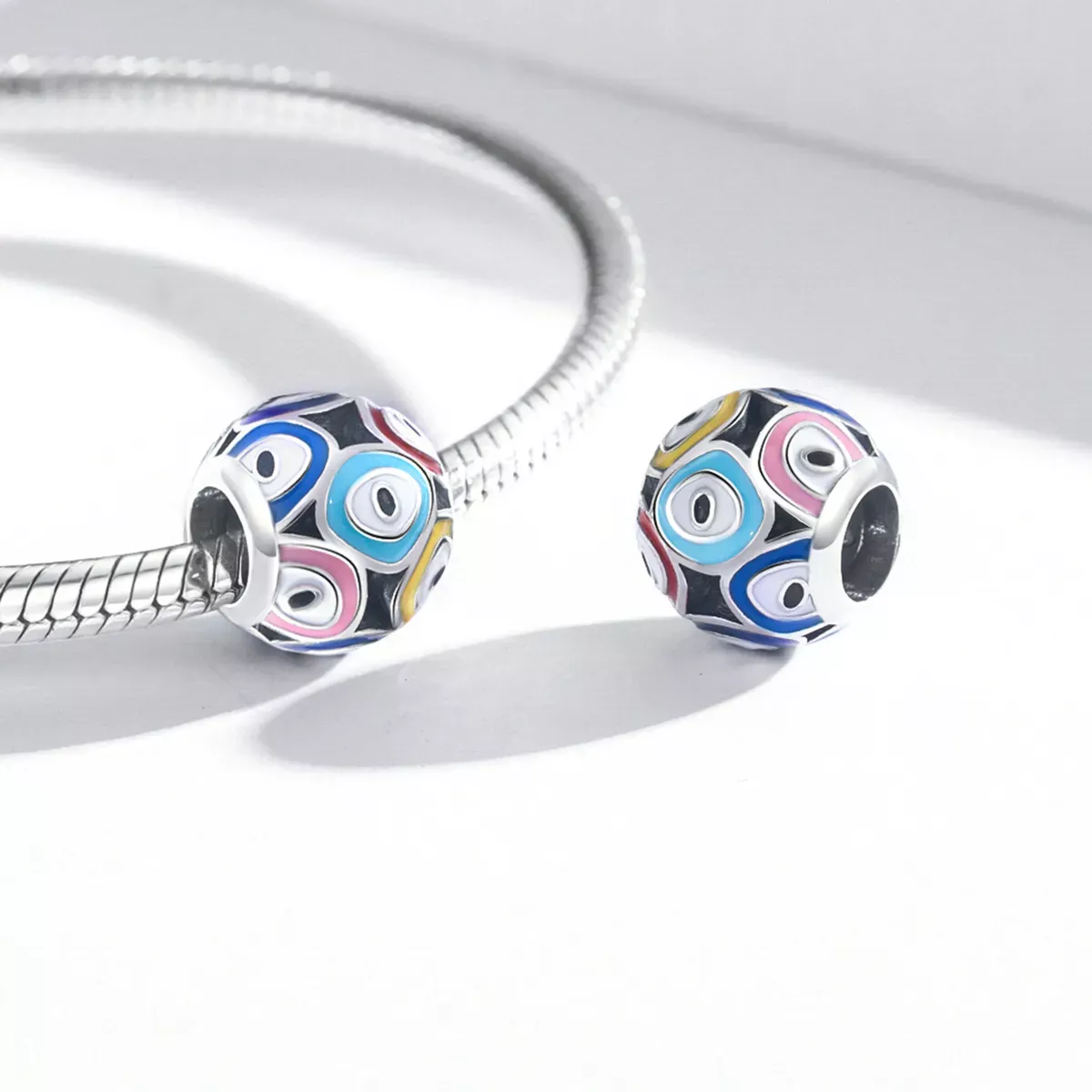 Pandora Style Colorful Devil Eye Charm - BSC585