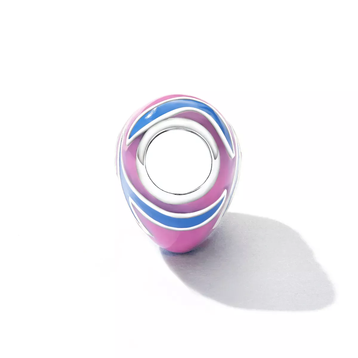 Pandora Style Contrasting Color Love Charm - SCC2215