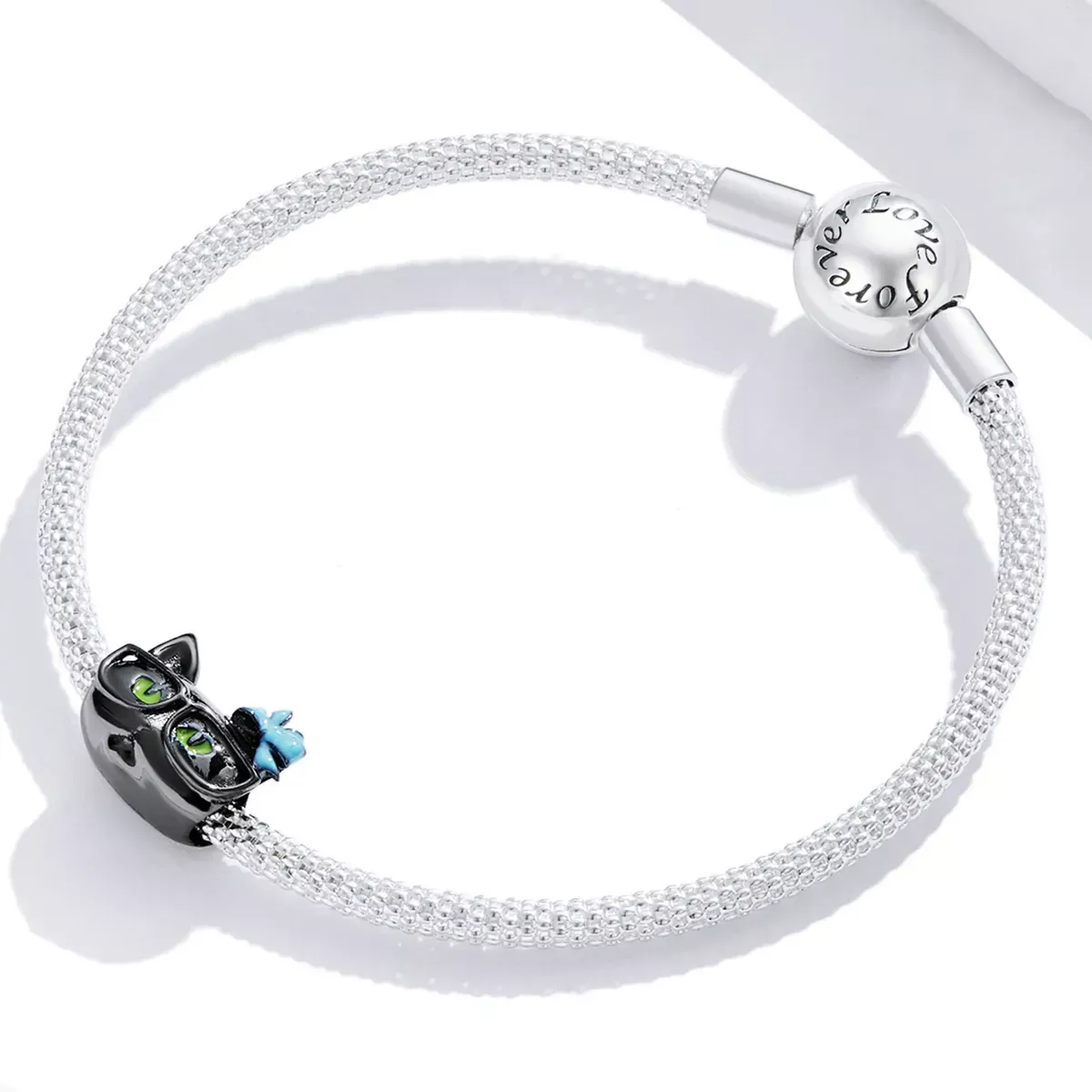 Pandora Style Cool Black Cat Charm - SCC2086