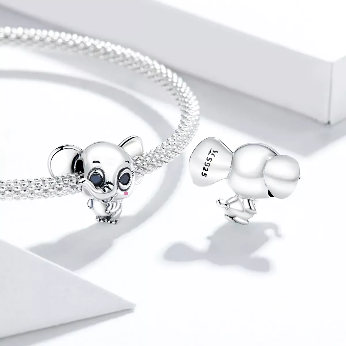 Pandora Style Cute Baby Elephant Charm - SCC1646